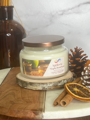 APPLE MAPLE BOURBON CANDLE APPLE MAPLE BOURBON CANDLE