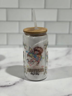 Autism Mom Libbey Glass Can Autism Mom Libbey Glass Can