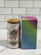 Load image into Gallery viewer, autism mom Libby glass can with gift box