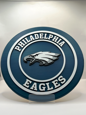 NFL ROUND WOOD SIGNS NFL ROUND WOOD SIGNS