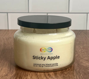 sticky apple soy candle sticky apple soy candle