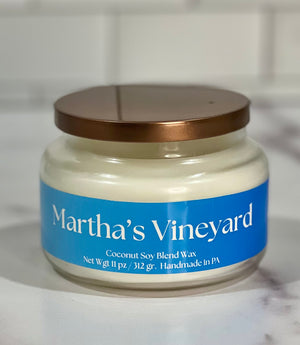 MARTHA'S VINEYARD CANDLE - DESTINATION CANDLE - SEA & STONE CANDLE MARTHA'S VINEYARD CANDLE - DESTINATION CANDLE - SEA & STONE CANDLE