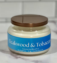Load image into Gallery viewer, TEAKWOOD AND TOBACCO CANDLE