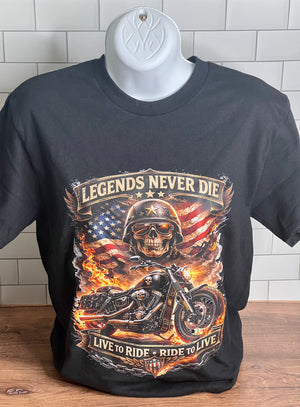 LEGENDS NEVER DIE TSHIRT LEGENDS NEVER DIE TSHIRT