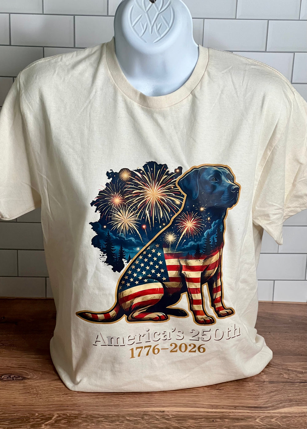 AMERICA 250TH LABRADOR TSHIRT
