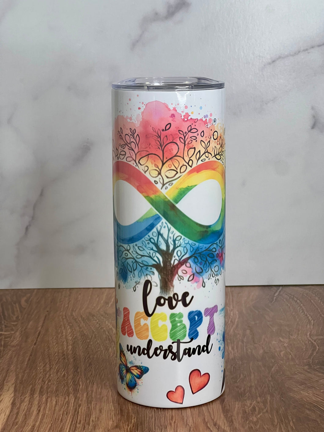 Autism Love Accept and Understand Tumbler