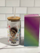 Load image into Gallery viewer, Autism Mom Libbey Glass Can
