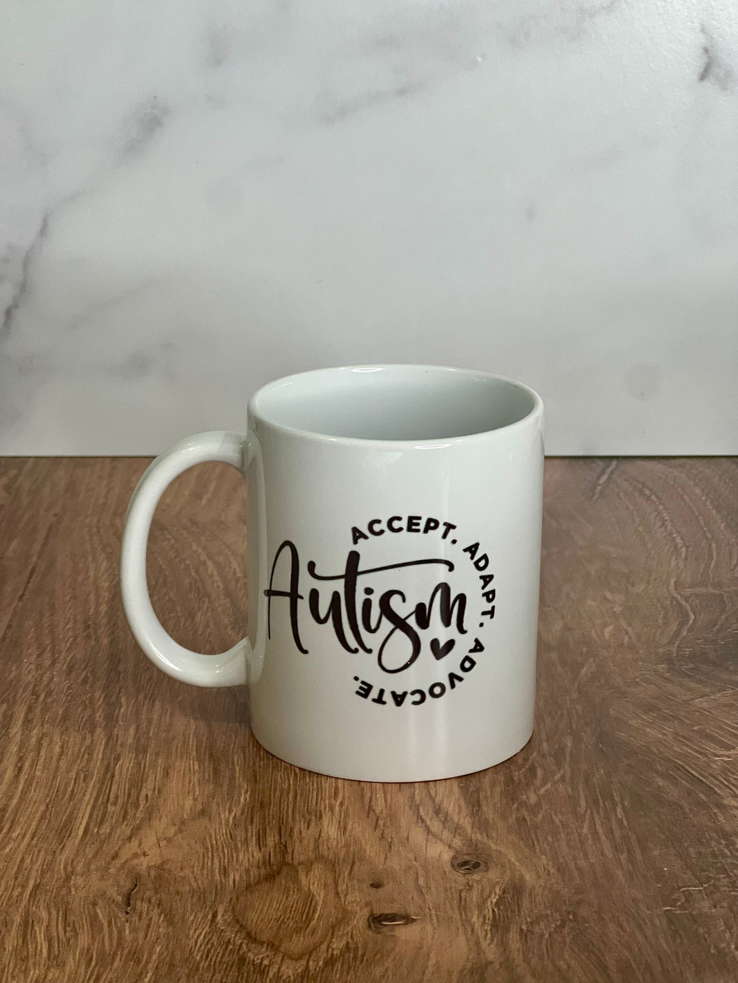 Autism Acceptance/ Adapt / Advocate mug