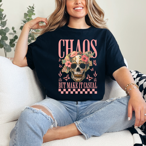 chaos but make it casual tshirt