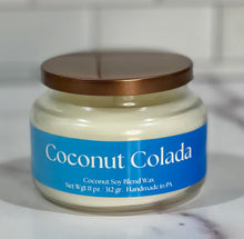Load image into Gallery viewer, COCONUT COLADA CANDLE - APOTHECARY JAR - COCKTAIL DRINK CANDLE

