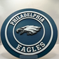 NFL ROUND WOOD SIGNS