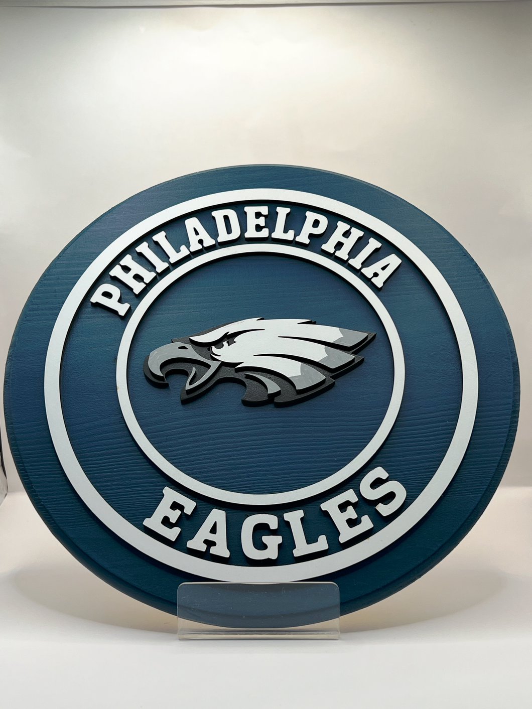 NFL ROUND WOOD SIGNS