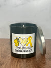 sarcoma awareness candle