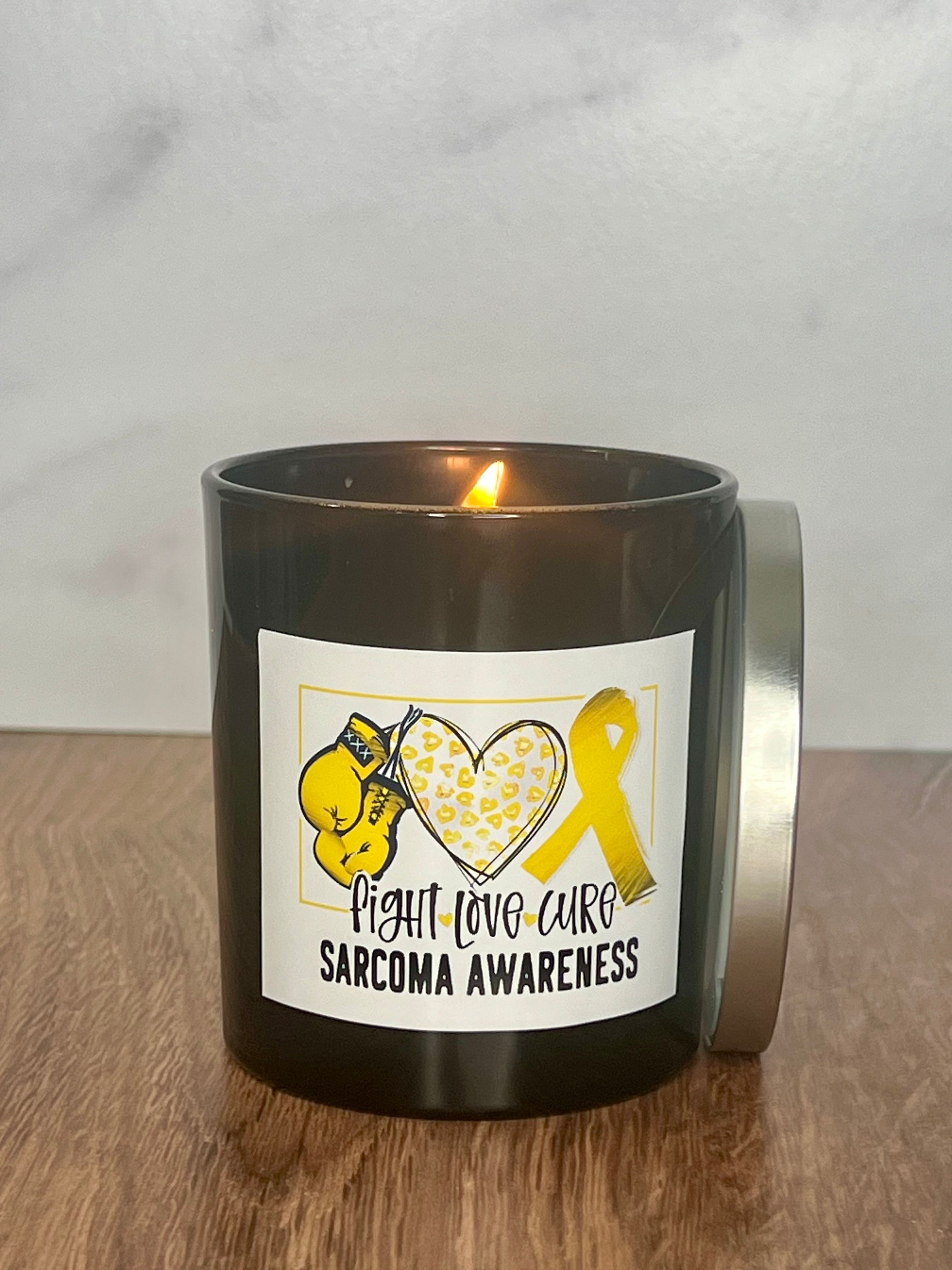 sarcoma awareness candle