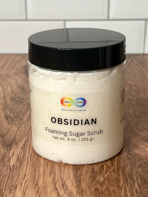 OBSIDIAN FOAMING SUGAR SCRUB