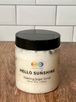 HELLO SUNSHINE FOAMING SUGAR SCRUB