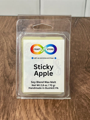 sticky apple wax melt