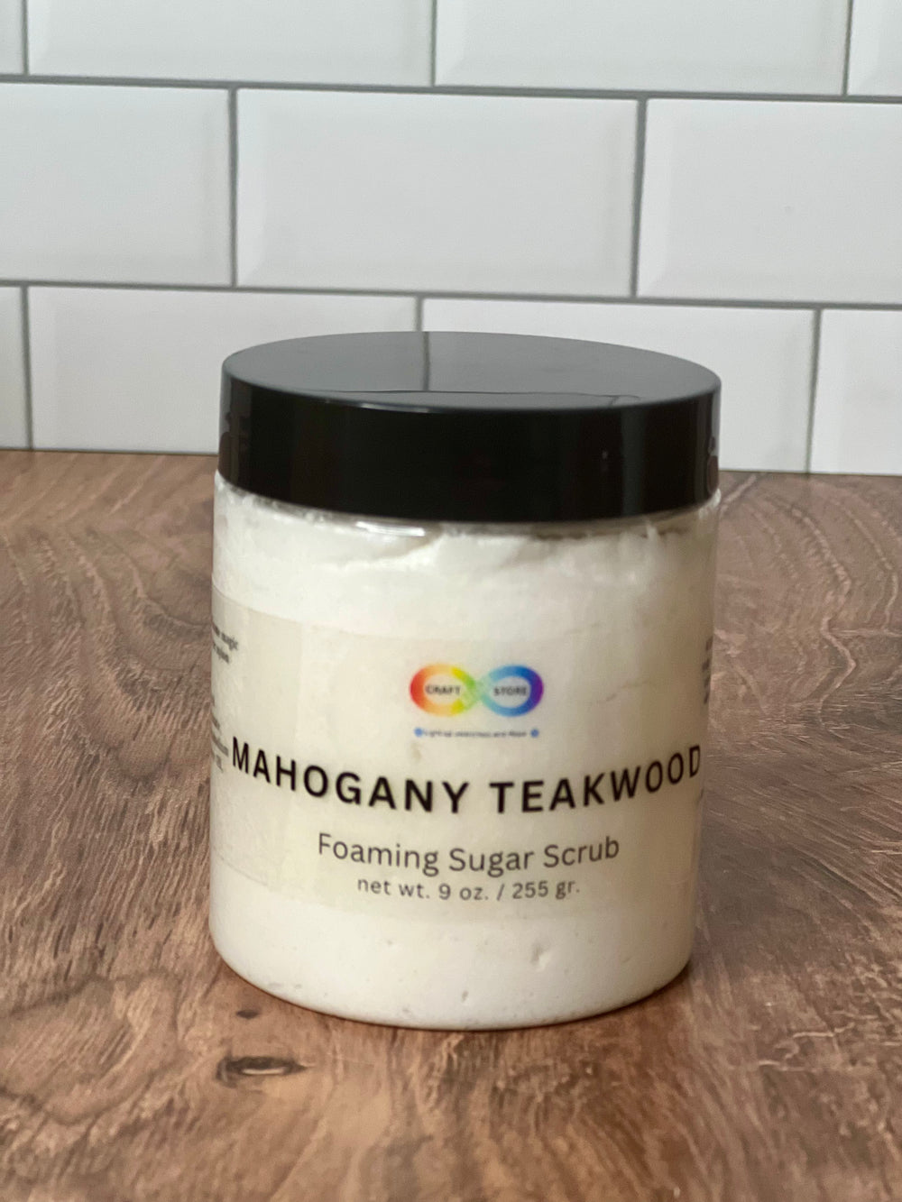 MAHOGANY TEAKWOOD FOAMING SUGAR SCRUB