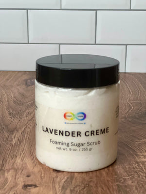 LAVENDER CREME FOAMING SUGAR SCRUB
