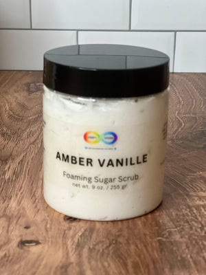 AMBER VANILLE FOAMING SUGAR SCRUB