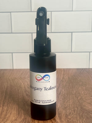 mahogany teakwood room & linen spray