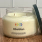obsidian soy candle