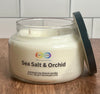 sea salt & orchid soy candle