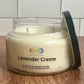 lavender creme soy candle