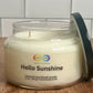 hello sunshine soy candle