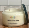 hello sunshine soy candle