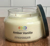 amber vanille soy candle