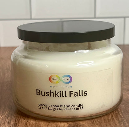 Bushkill falls soy candle