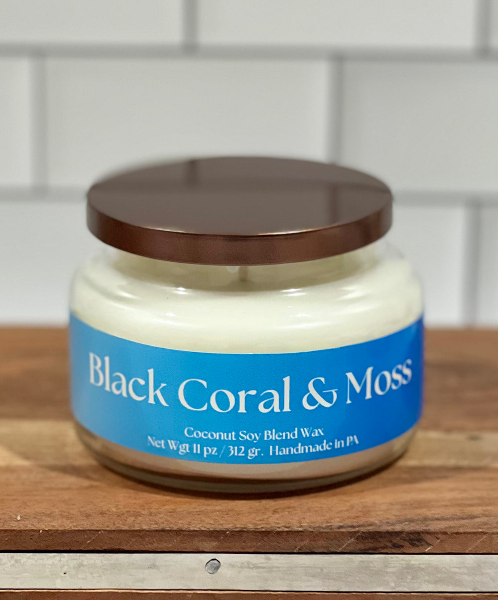 BLACK CORAL & MOSS CANDLE