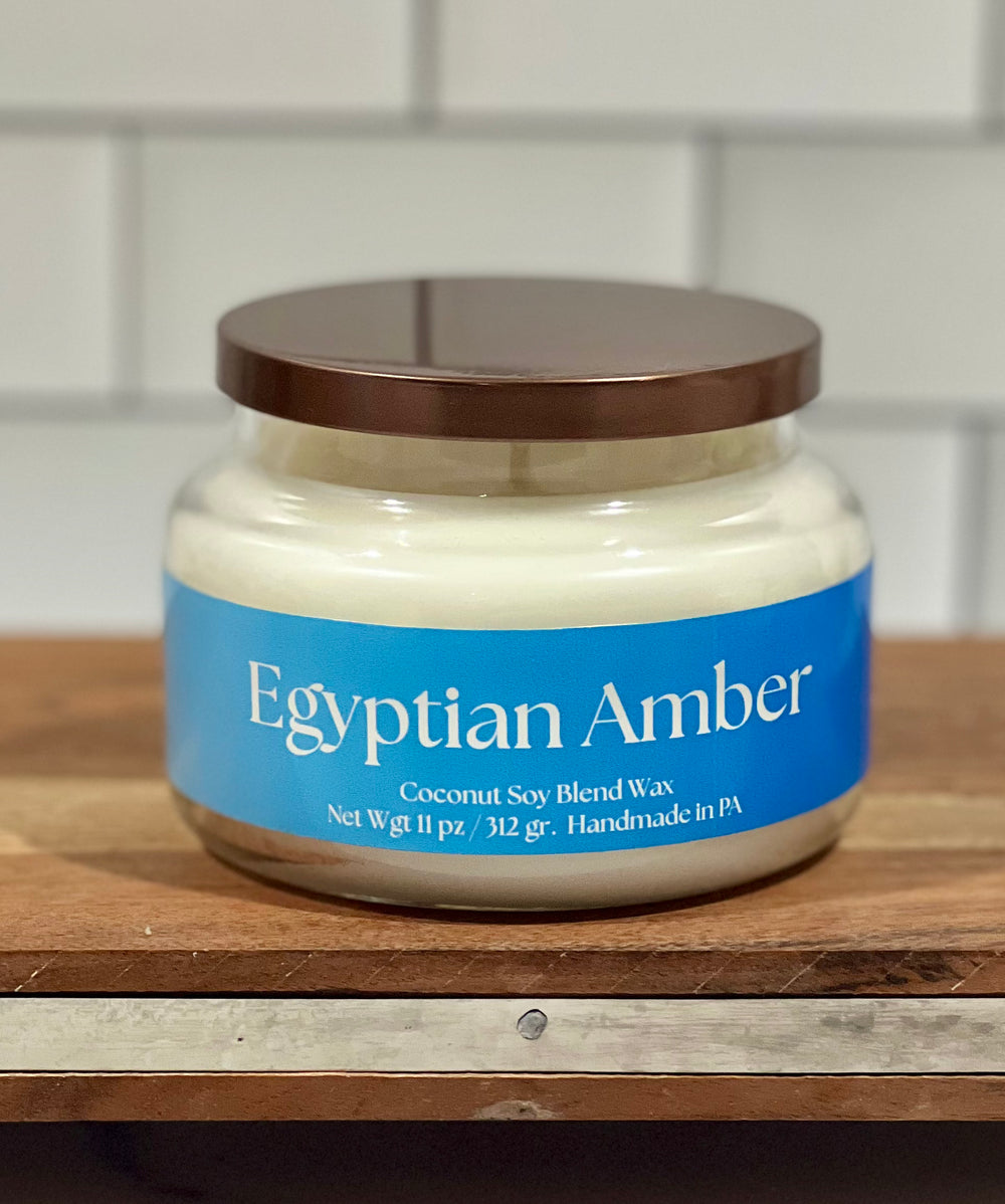 EGYPTIAN AMBER CANDLE