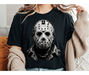JASON TSHIRT, HORROR TSHIRT, RETRO HORROR TSHIRT, HALLOWEEN TSHIRT, CRYSTAL LAKE, FRIDAY THE 13TH TSHIRT
