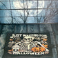 JUST WAITING FOR HALLOWEEN TSHIRT