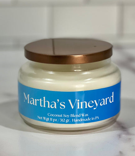 MARTHA'S VINEYARD CANDLE - DESTINATION CANDLE - SEA & STONE CANDLE