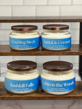 Load image into Gallery viewer, POCONO COLLECTION CANDLES - APOTHECARY JAR - WOODY AND EARTHY SCENT
