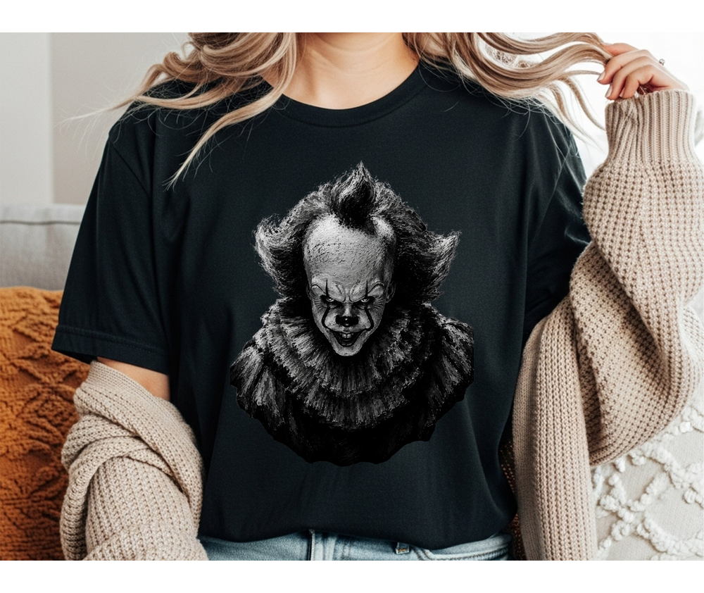 PENNYWISE TSHIRT, HORROR MOVIE TSHIRT, CLASSIC HORROR TSHIRT, RETRO HALLOWEEN TSHIRT
