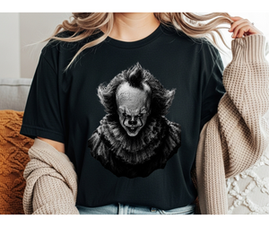 PENNYWISE TSHIRT, HORROR MOVIE TSHIRT, CLASSIC HORROR TSHIRT, RETRO HALLOWEEN TSHIRT