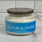 SEA SALT & ORCHID CANDLE - APOTHECARY JAR - FLORAL SCENT