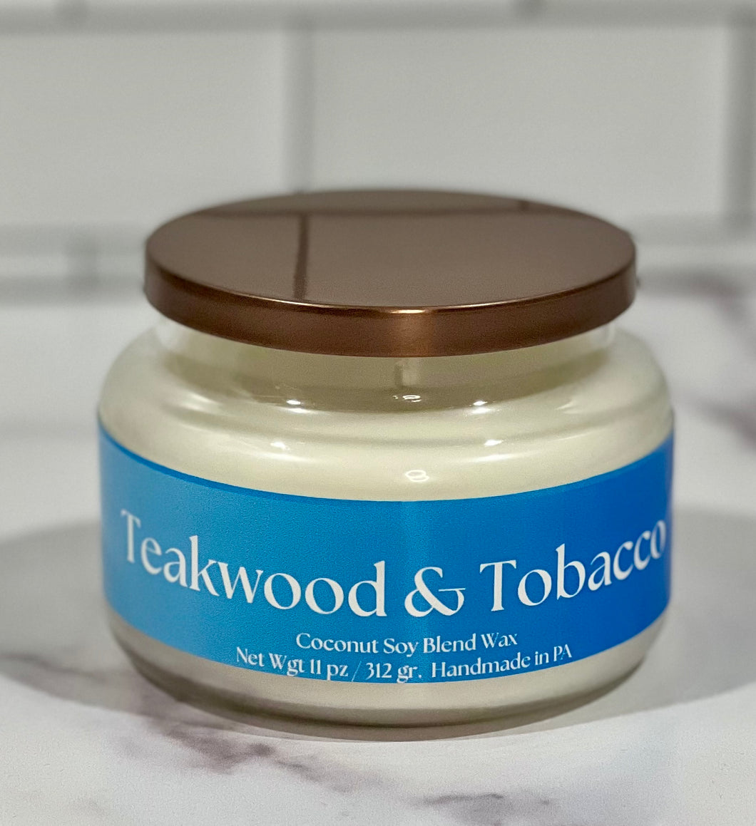 TEAKWOOD AND TOBACCO CANDLE