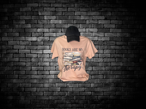 books are my therapy tshirt