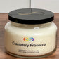 cranberry prosecco soy candle