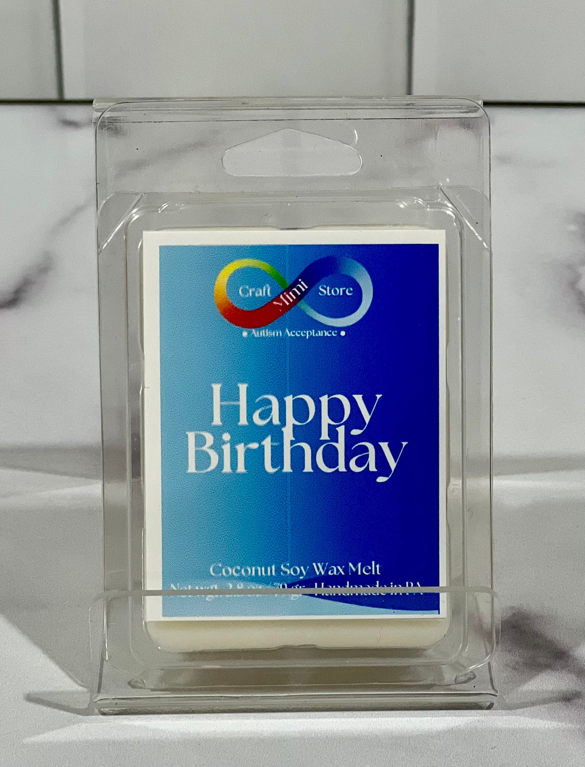 happy birthday wax melt