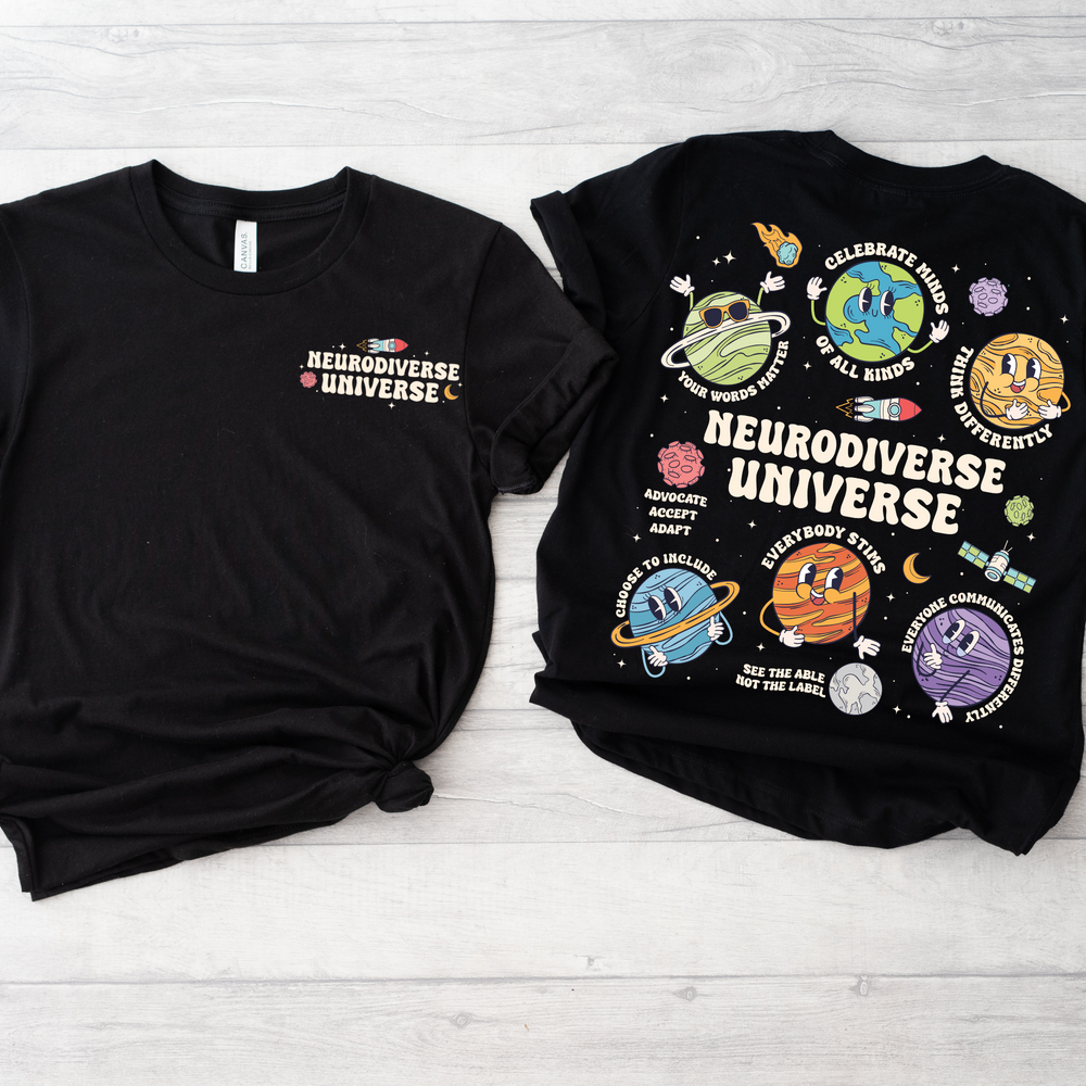 NEURODIVERSE UNIVERSE TSHIRT