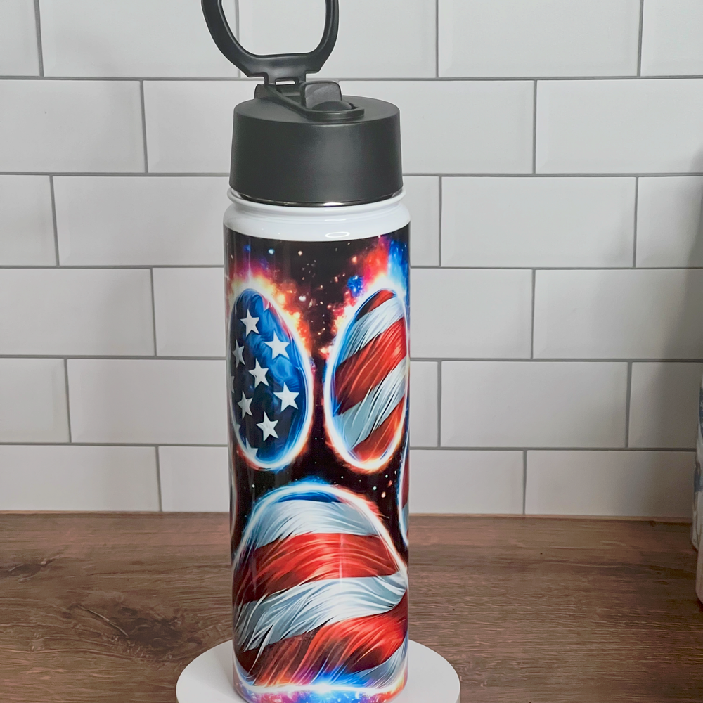 250TH CELEBRATION PAW PRINT SPORTS BOTTLE