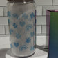 We Wear Blue for Autism  Libbey Glass Can