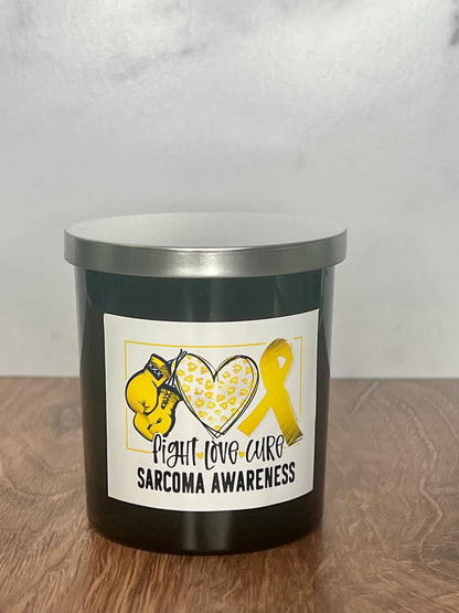sarcoma awareness candle