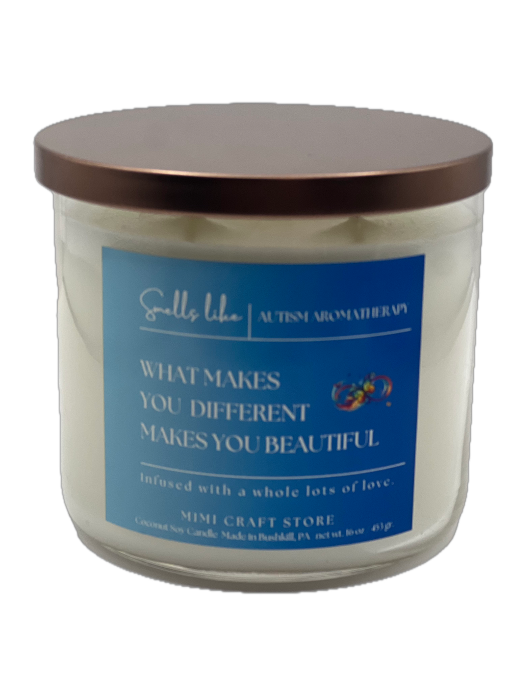 smell like autism aromatherapy candle